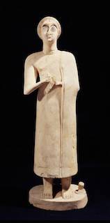 5. Goddess from Tell Asmar ancient Eshnunna Iraq.