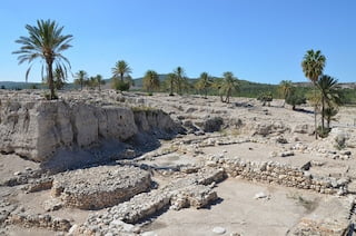 7. Ruins atop Tel Megiddo