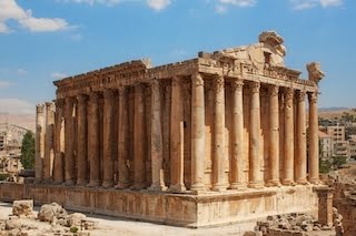8. Baalbek is the name of an archaeological site in Lebanon