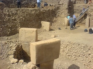 4 To date archaeologists have dug 45 stones out of the ruins at Gobekli.