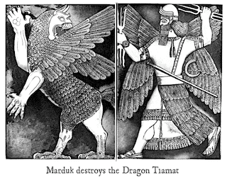 2 Markduk destroys the dragon Tiamat