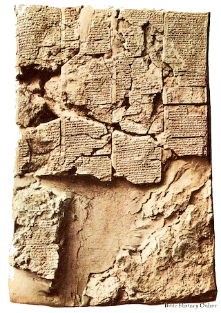 6 This ancient Assyrian clay tablet