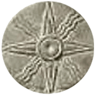 00 Symbol of Babylonian sun god Shamash.