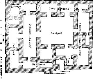 10 Floor plan of a Babylonian house