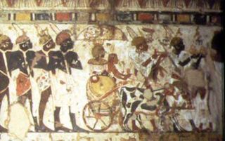 4 Nubian Princess in Her Ox Chariot