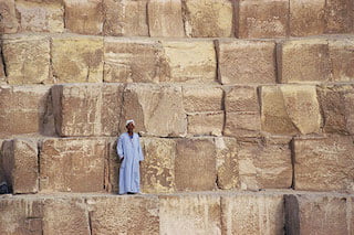 5 The building blocks of the Great Pyramid of Giza.