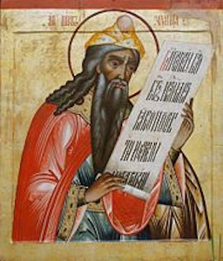5 Russian icon of the prophet Zechariah.Russian icon of the prophet Zechariah.
