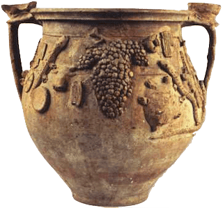19 Vase with grapevine