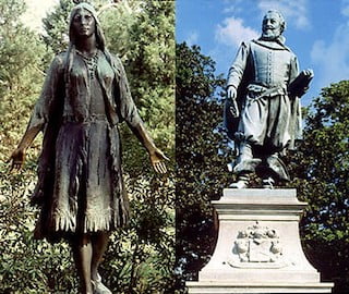 18 Pocahontas and John Smith