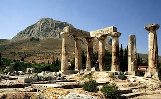 63 Apollo Temple with Acrocorinth