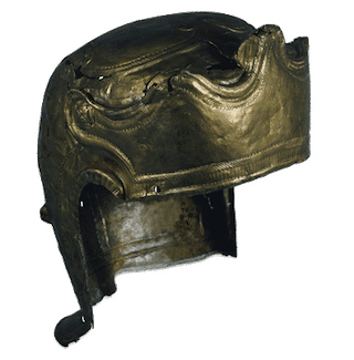 8 A Roman cavalry helmet
